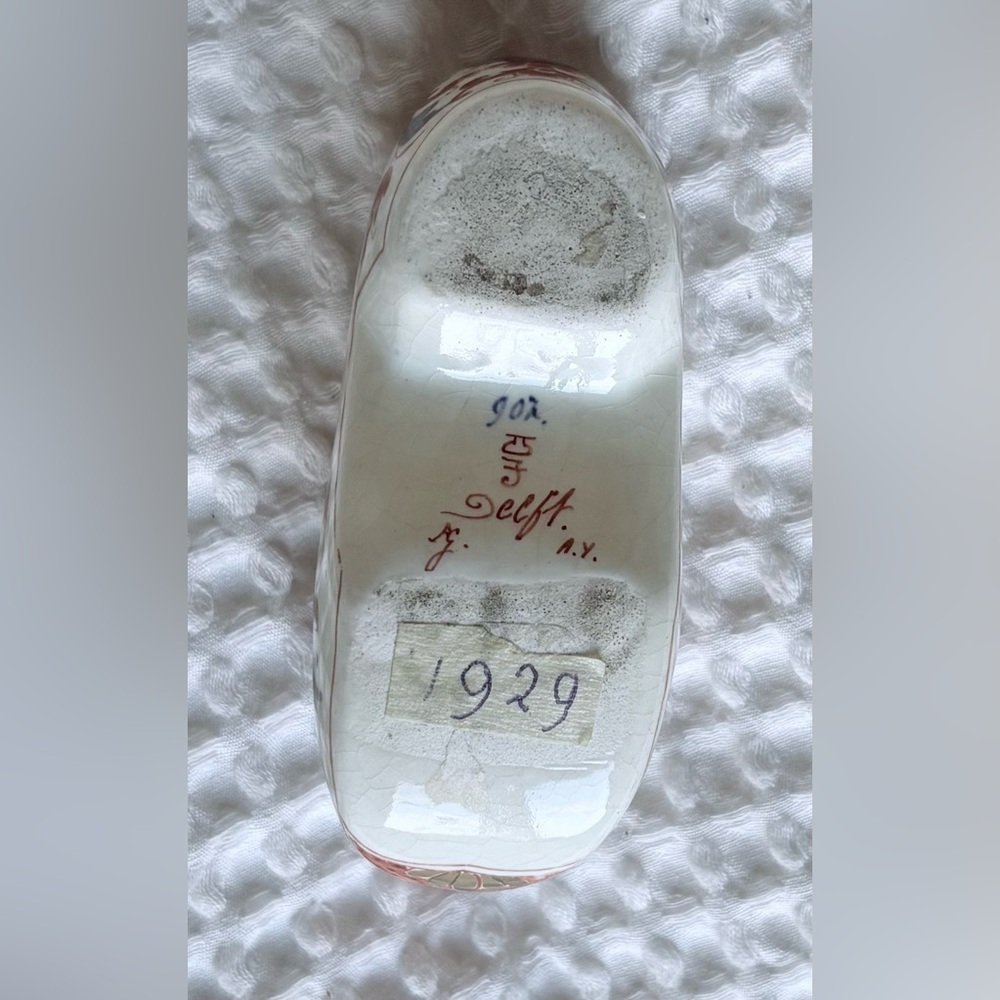 Delft porcelain Dutch shoe - Picture 3 of 4